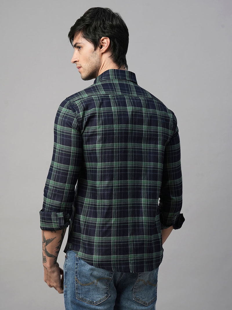 Mason Checked Cotton Shirt for Men 9
