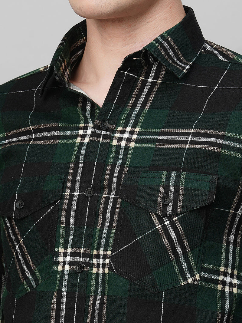 Eclectic Cotton Checked Shirt for Men 7