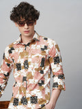 Bold Cotton Blend Printed Shirt for Men