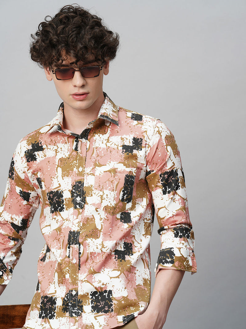 Bold Cotton Blend Printed Shirt for Men 1