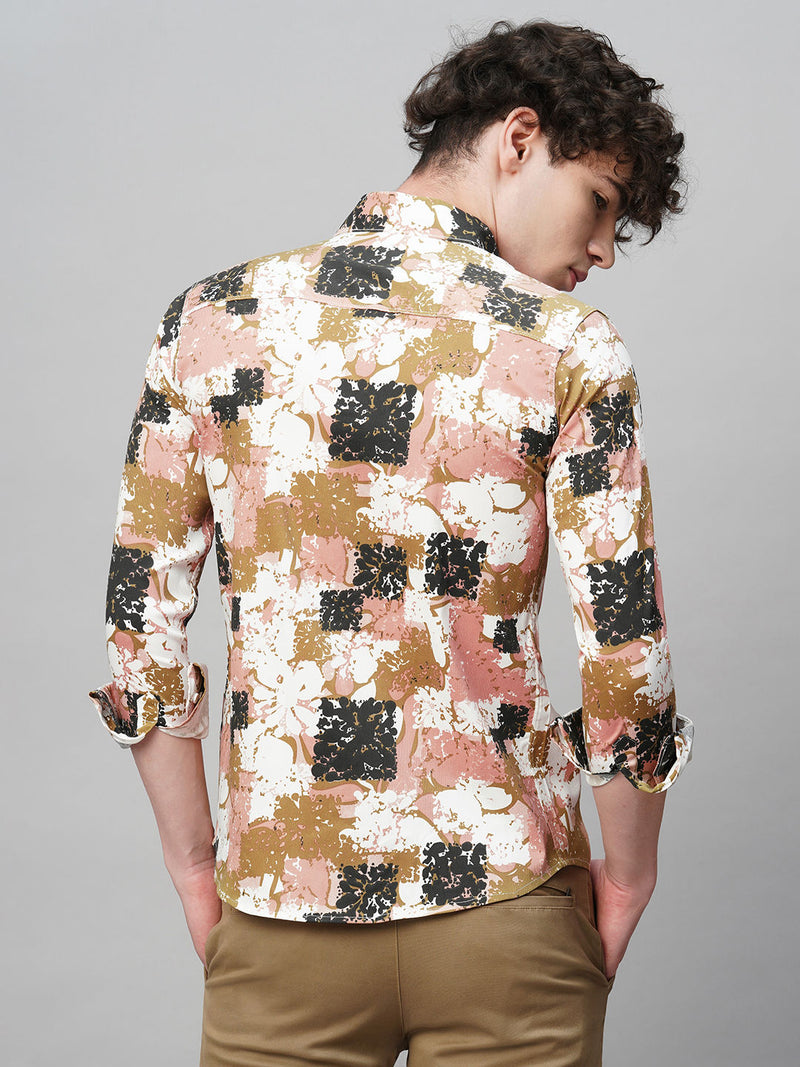 Bold Cotton Blend Printed Shirt for Men 7