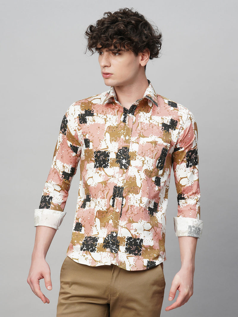 Bold Cotton Blend Printed Shirt for Men 3