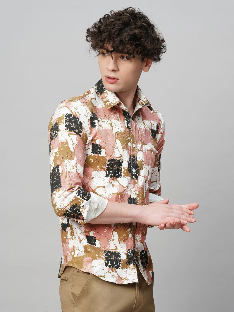 Bold Cotton Blend Printed Shirt for Men 5