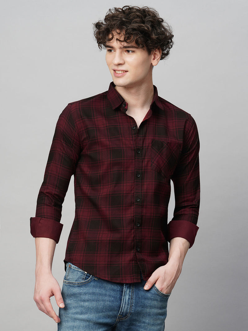 Nautical Checked Cotton Shirt for Men 6