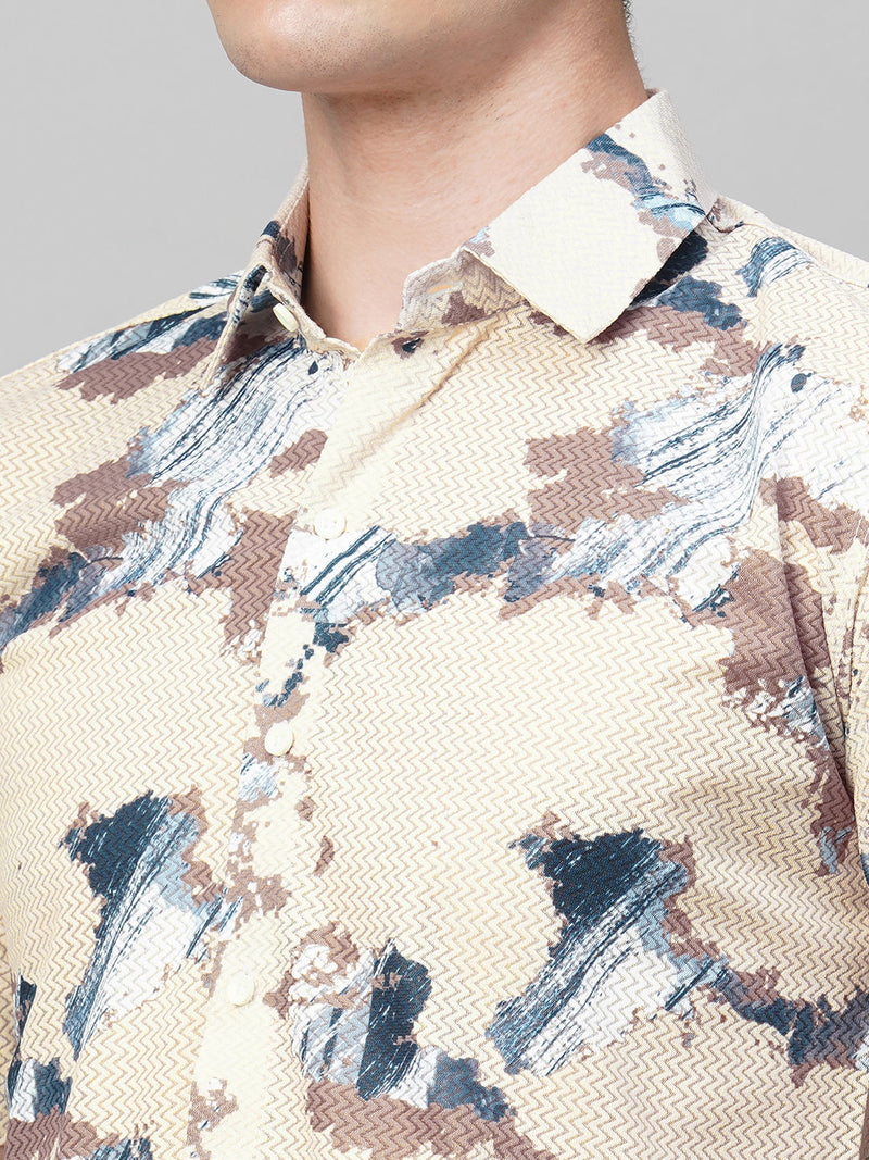 Breezy Cotton Blend Printed Half Sleeves Shirt for Men 7