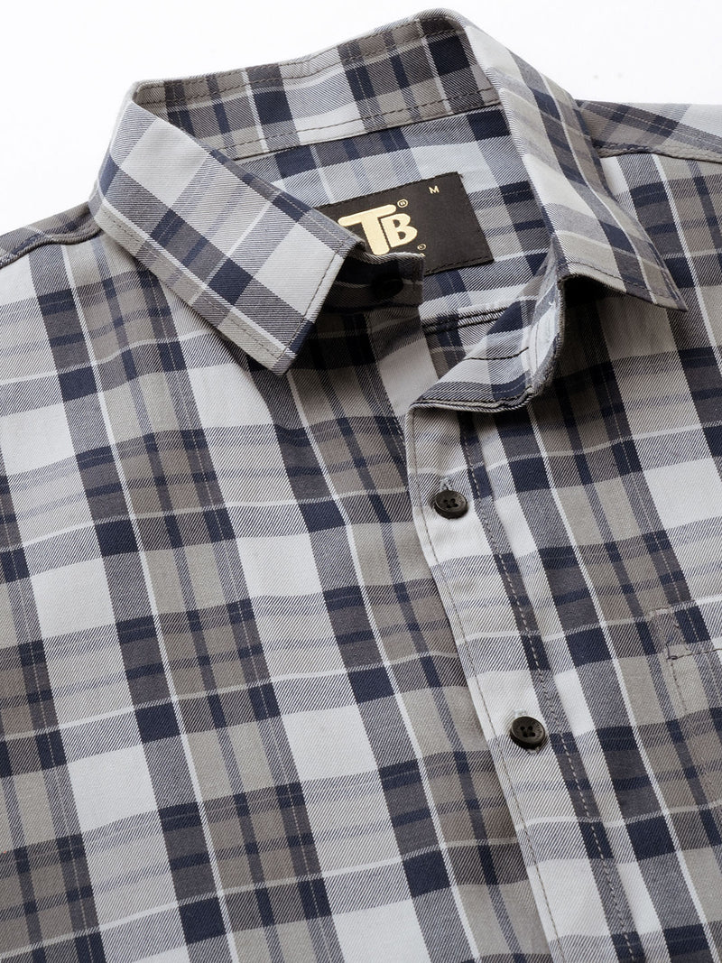 Apex Checked Cotton Shirt for Men 7