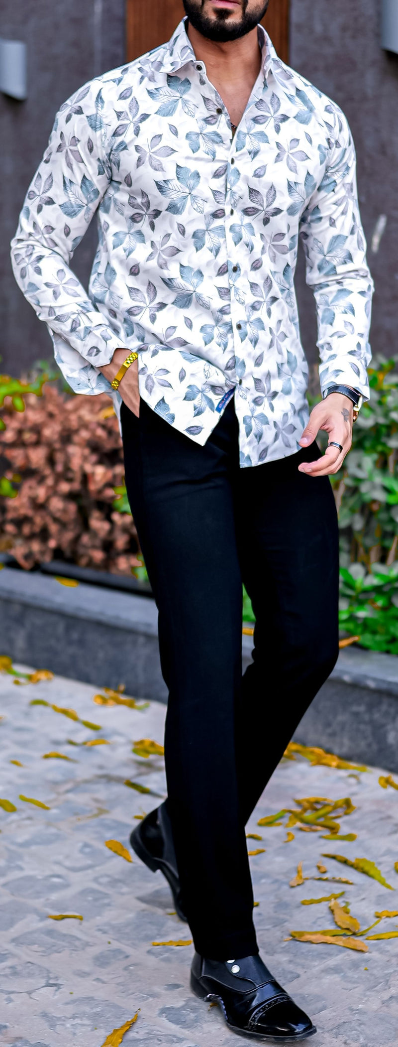VOZIA Murf Floral Printed Shirt for Men 6