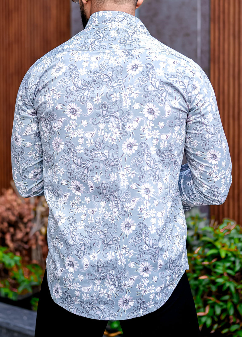 VOZIA Lumos Floral Printed Shirt for Men 7