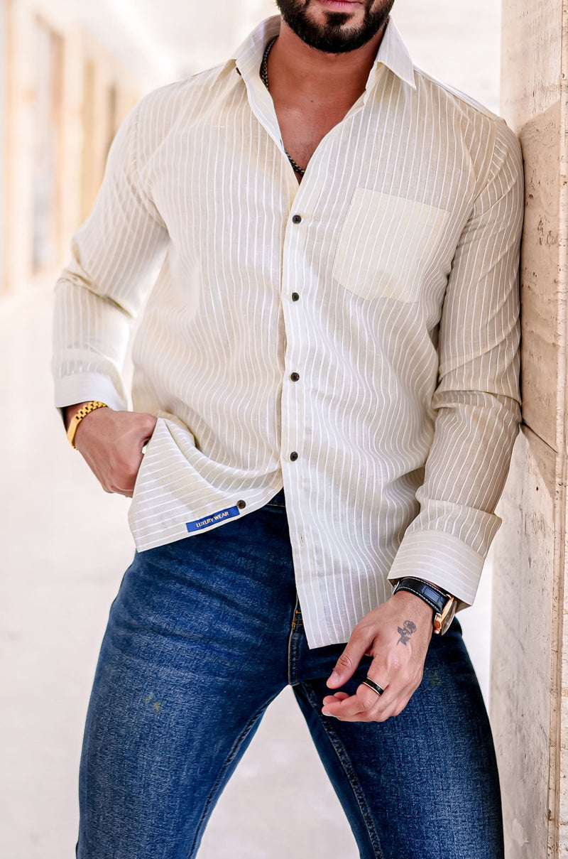 VOZIA Striped Men's Shirt 4