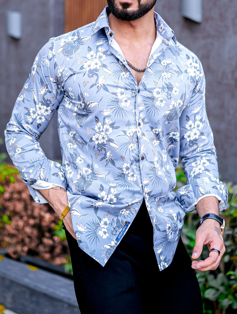 VOZIA Luxe Floral Printed Shirt for Men 3