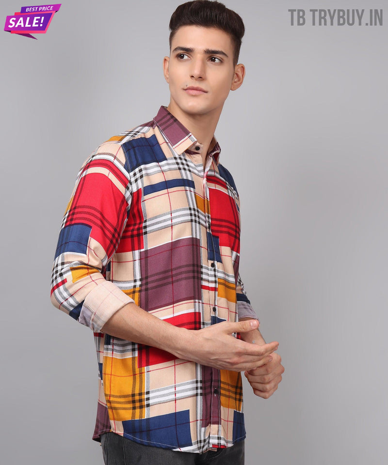 Digital Printed Multi-Colored Men's Shirt 6