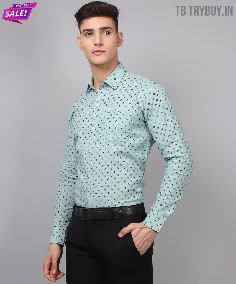 Classy Printed Linen Shirt for Men 3