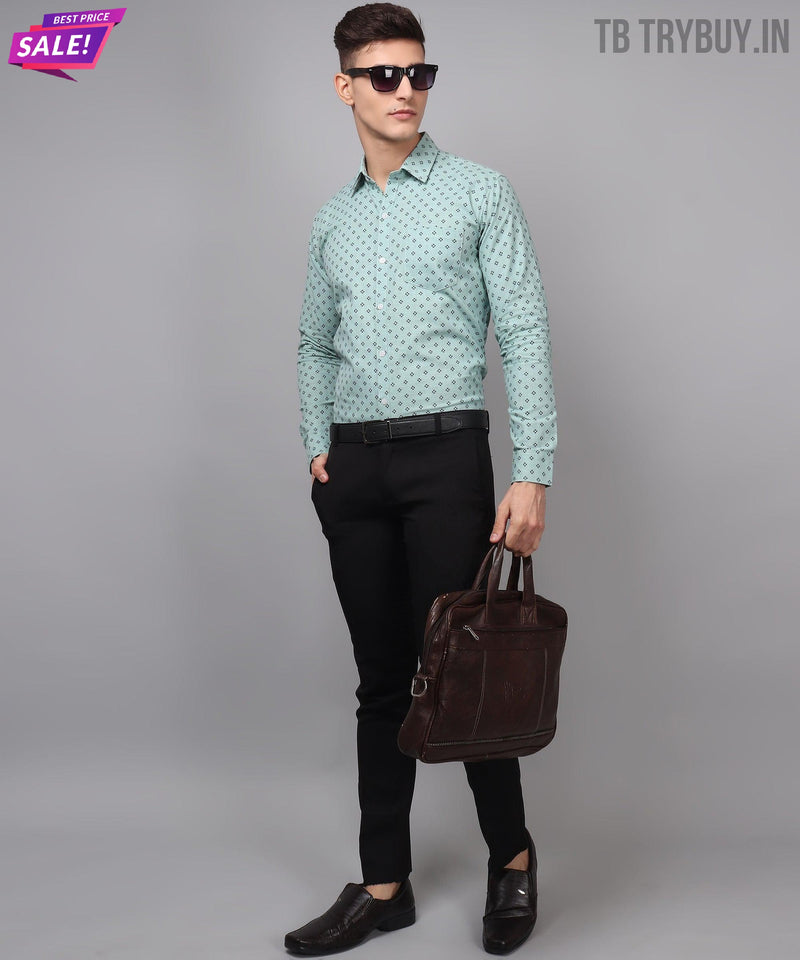 Classy Printed Linen Shirt for Men 4