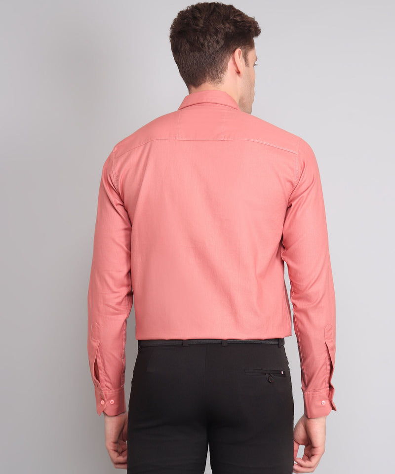Cotour Peach Cotton Shirt for Men 8