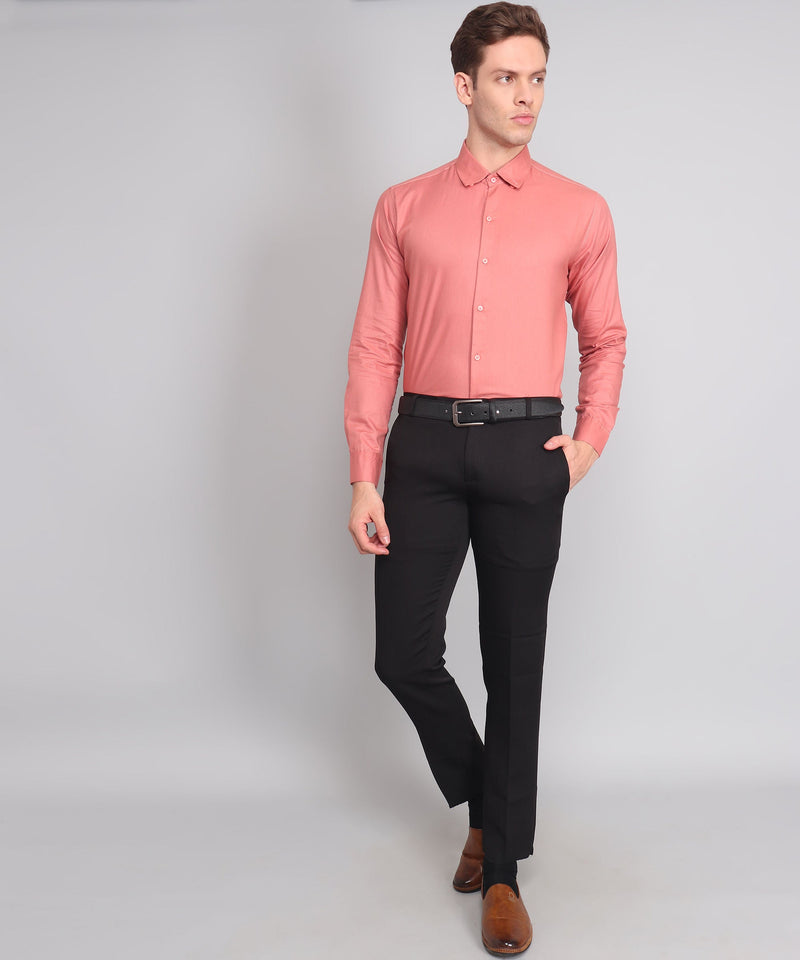 Cotour Peach Cotton Shirt for Men 4