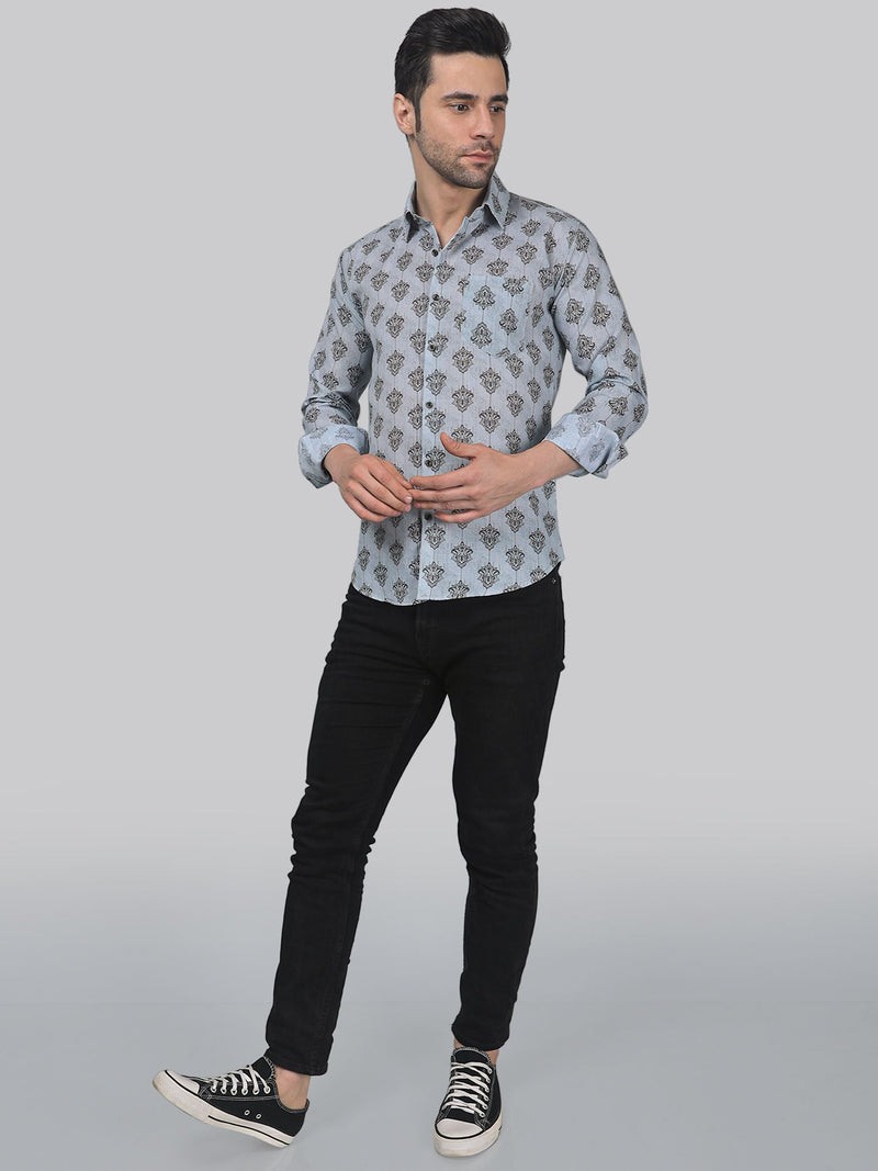 Flamingo Frenzy Printed Shirt for Men 6