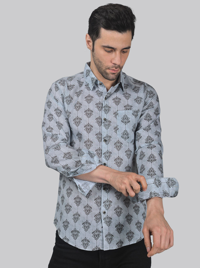 Flamingo Frenzy Printed Shirt for Men 4