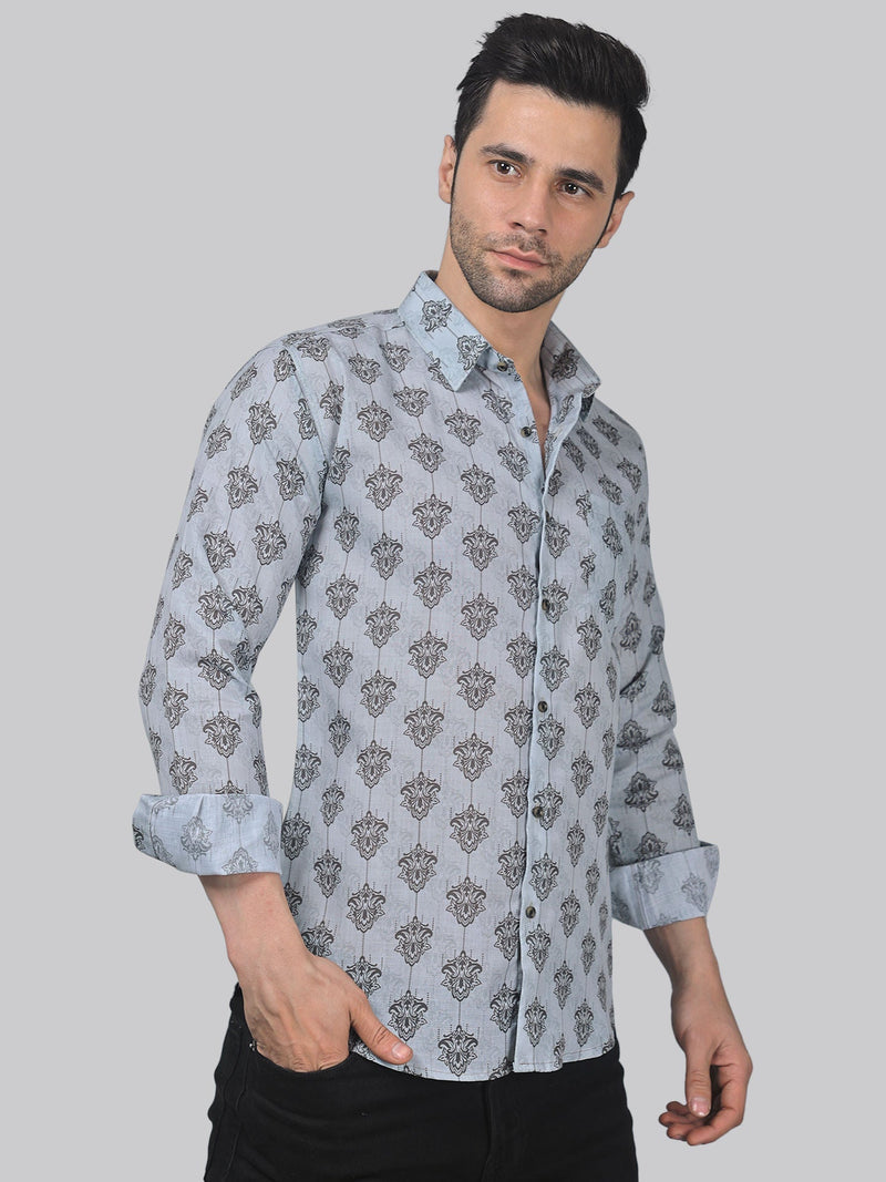 Flamingo Frenzy Printed Shirt for Men 5