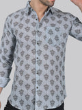 Flamingo Frenzy Printed Shirt for Men
