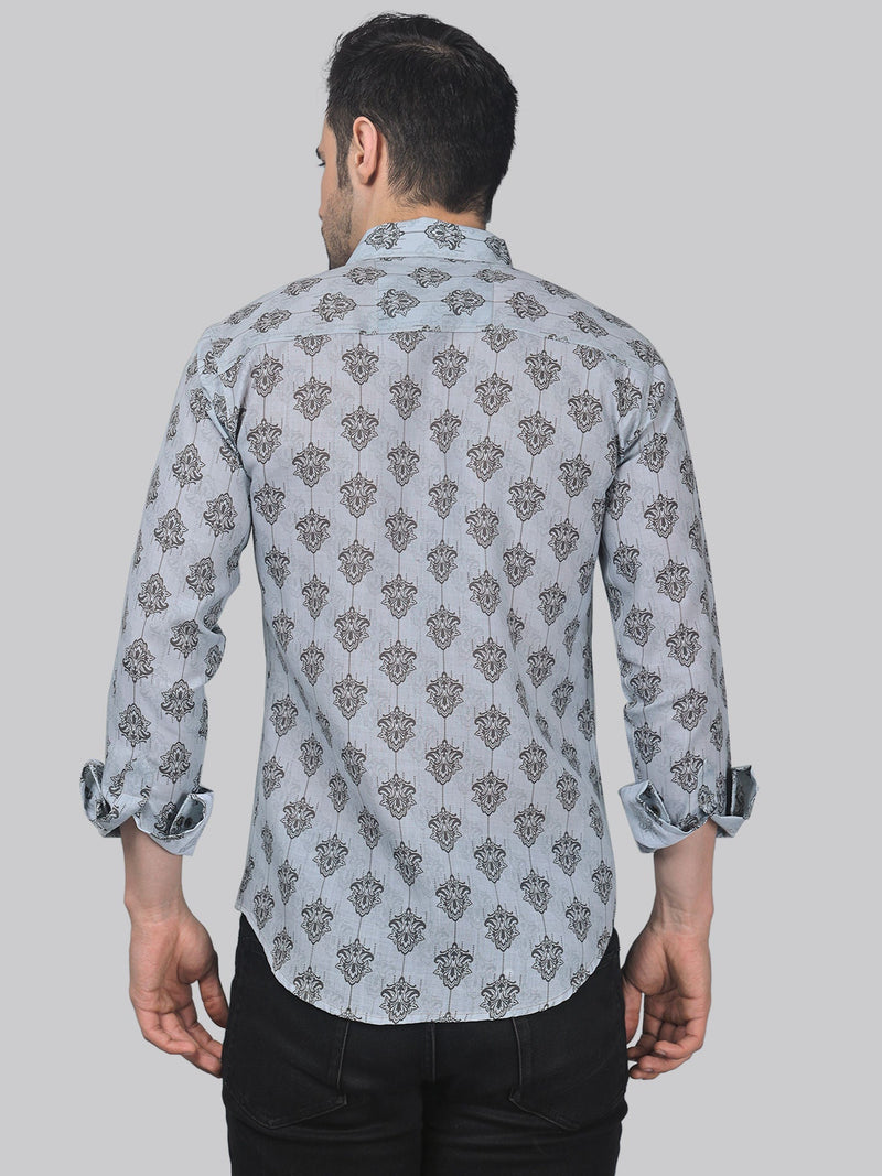 Flamingo Frenzy Printed Shirt for Men 3
