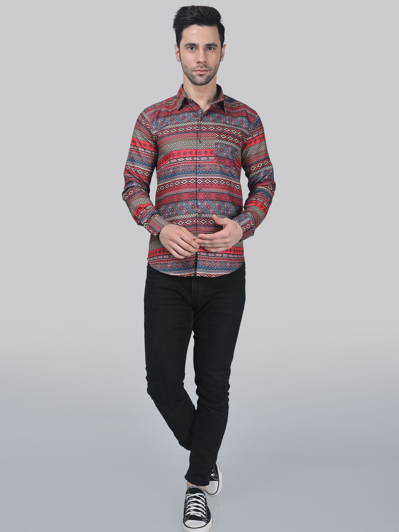 Futuristic Men's Printed Shirt 3