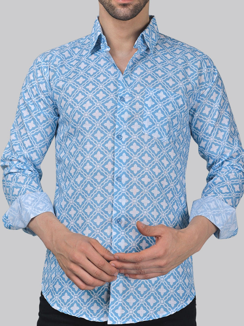 Glam-urban Men's Printed Shirt 1