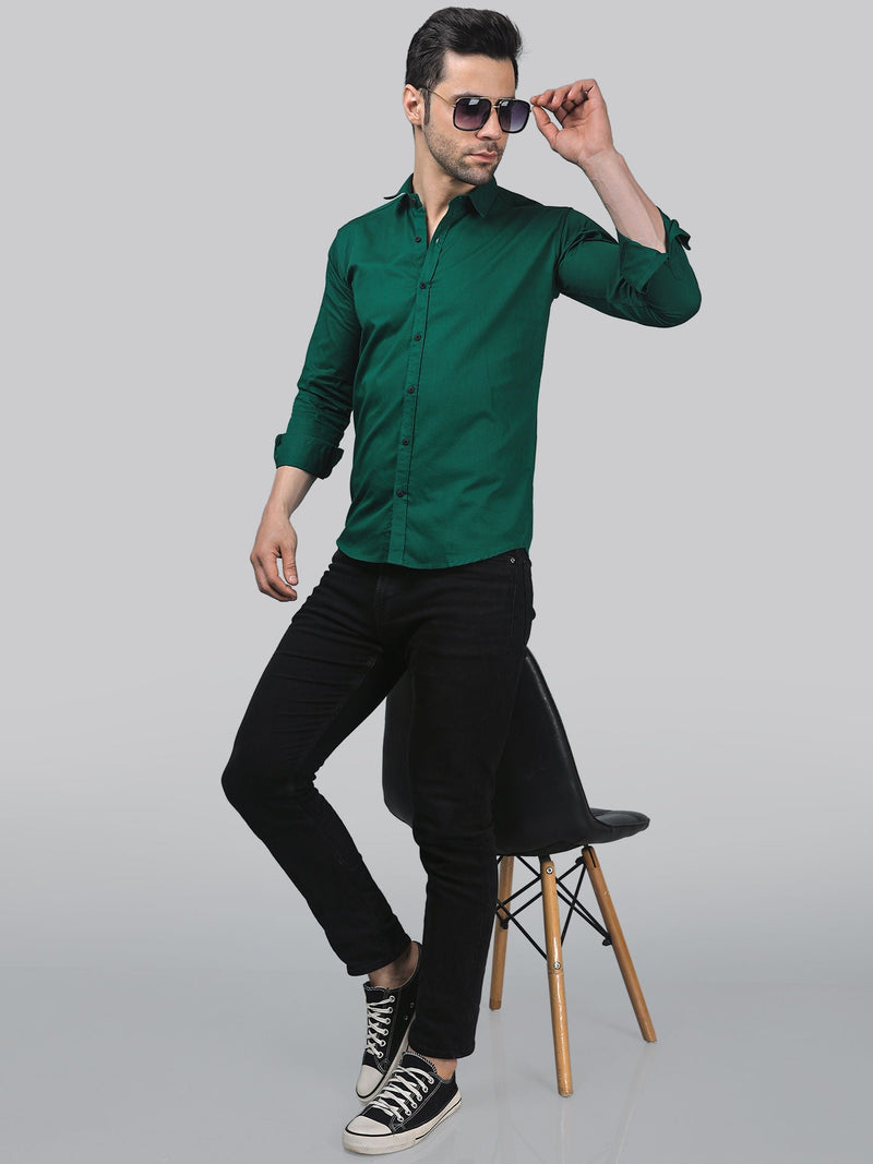 Grunge Green Men's Shirt 5