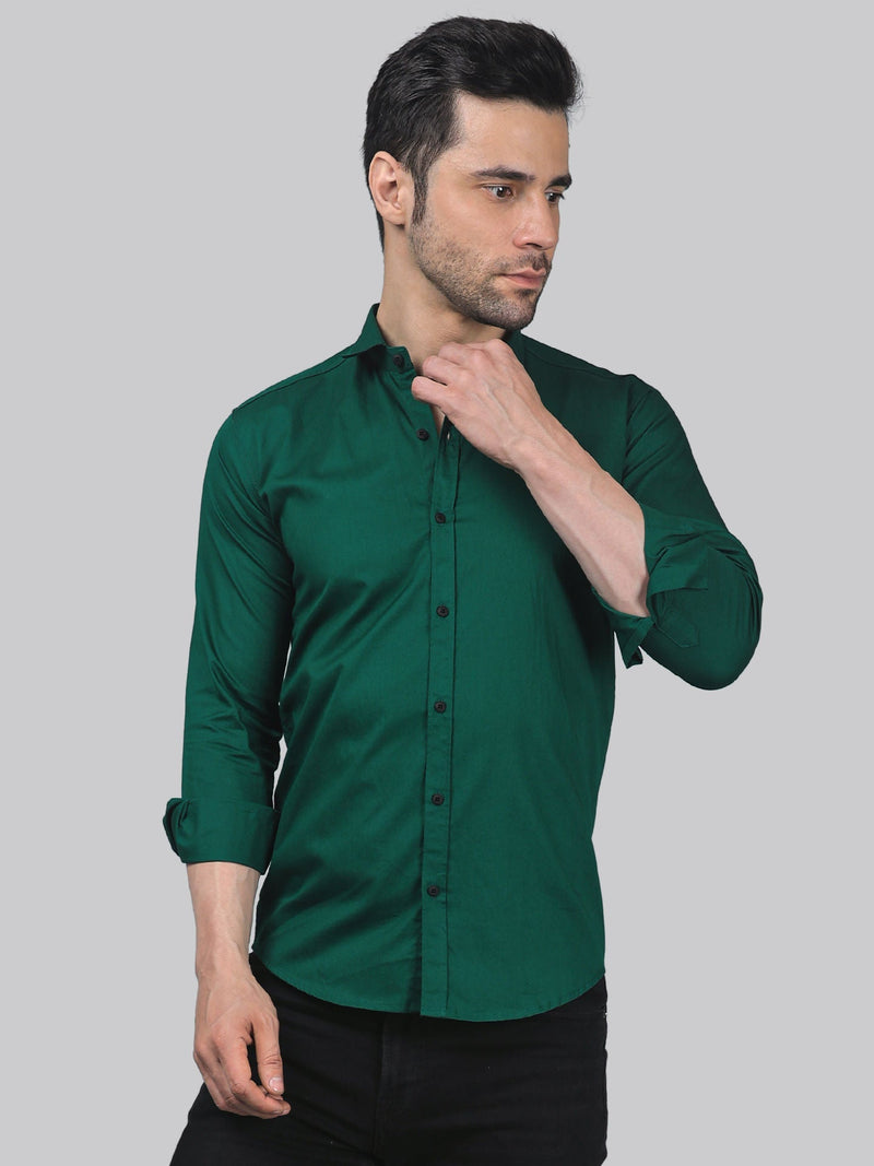 Grunge Green Men's Shirt 4