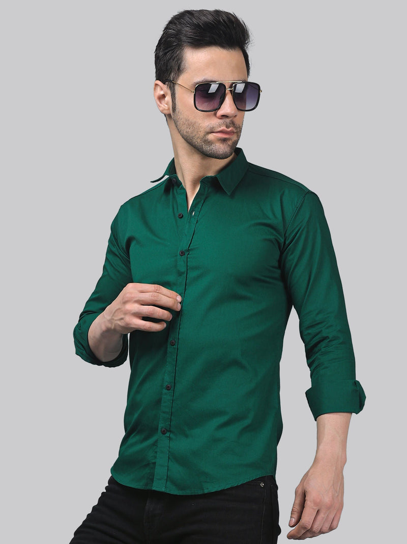 Grunge Green Men's Shirt 3