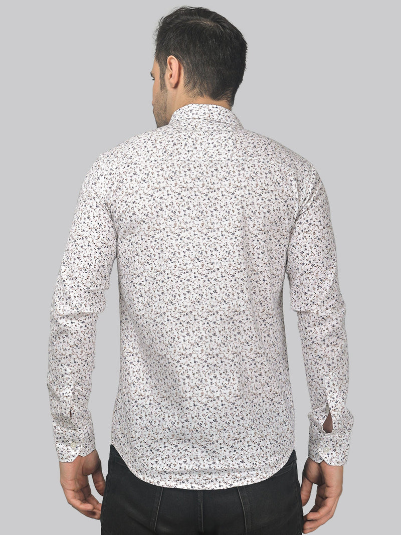 Horizon Haze Cotton Linen Printed Shirt for Men 5