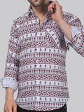 Starry Night Printed Shirt for Men