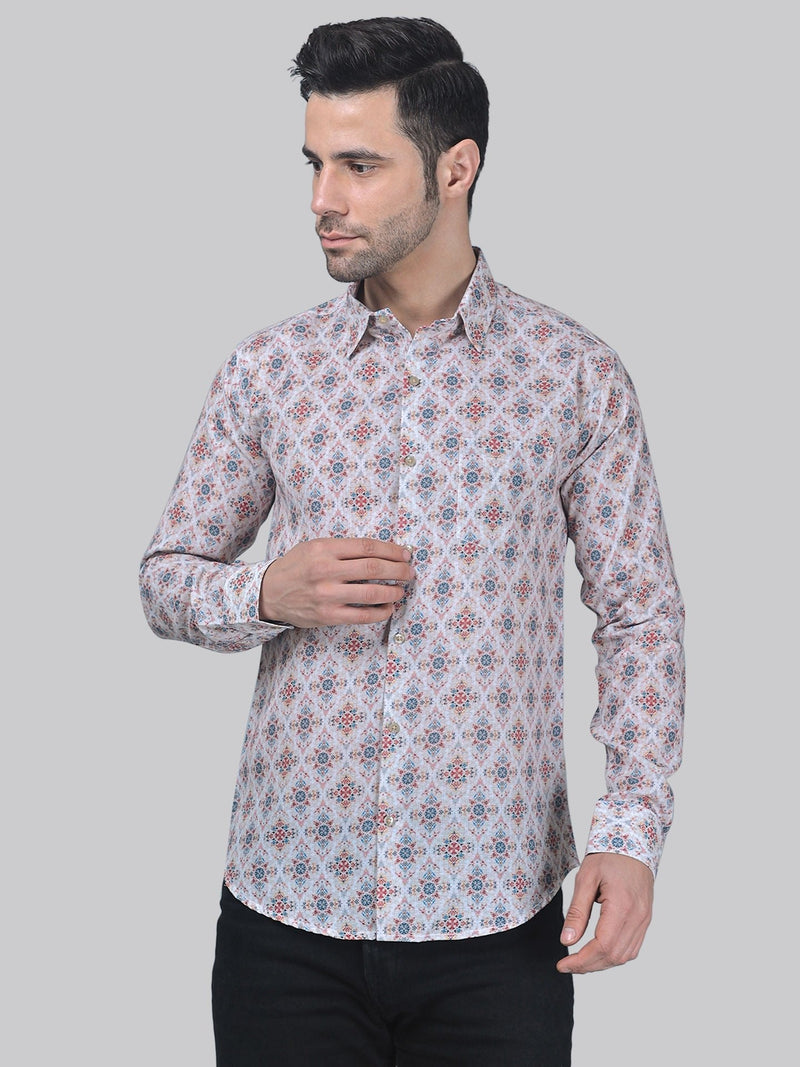 Glamo masculino estampado camisa 5