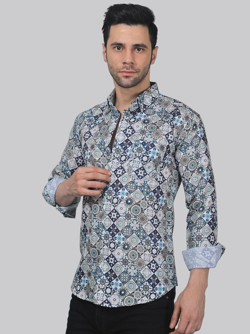 Floral Printed Shirt for Men 4