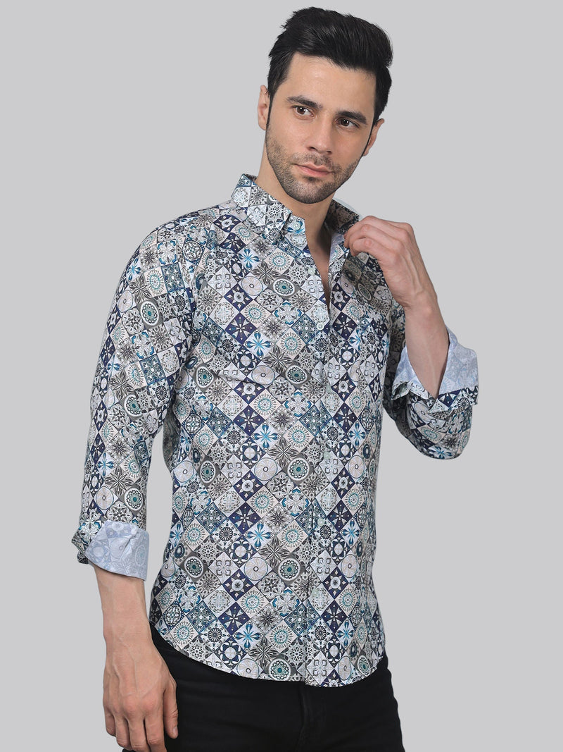 Floral Printed Shirt for Men 2
