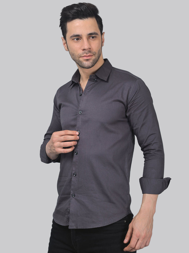 Whimsical Graphite Men's Shirt 5
