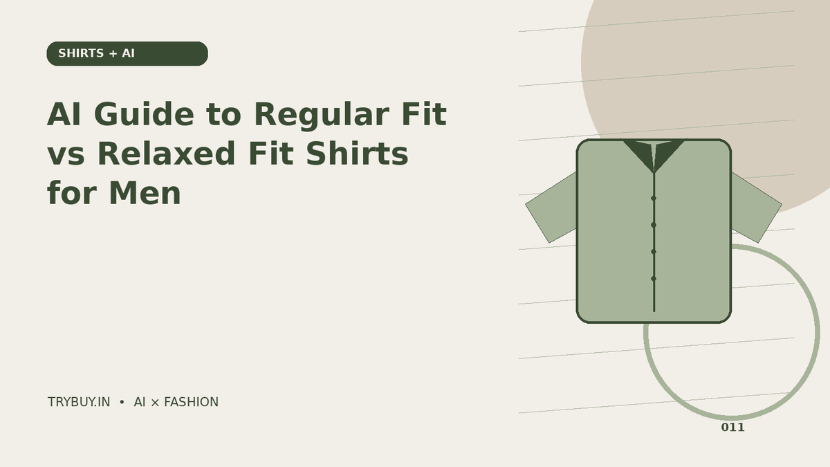 AI Guide to Regular Fit vs Relaxed Fit Shirts for Men