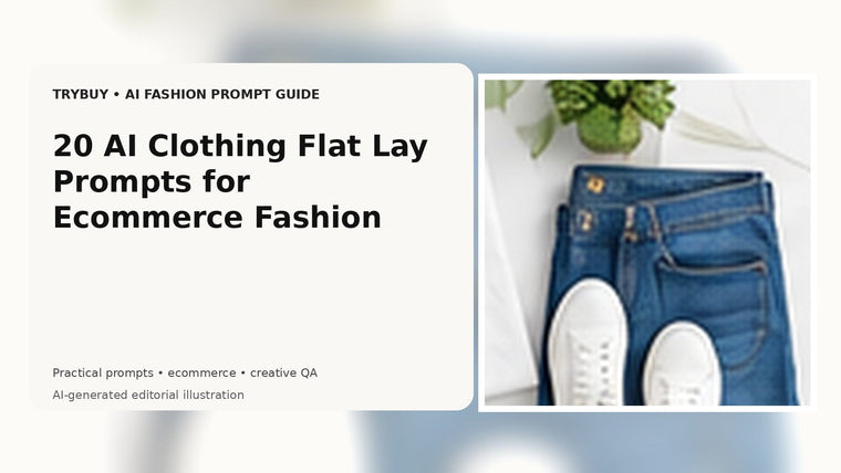 20 AI Clothing Flat Lay Prompts for Ecommerce Fashion