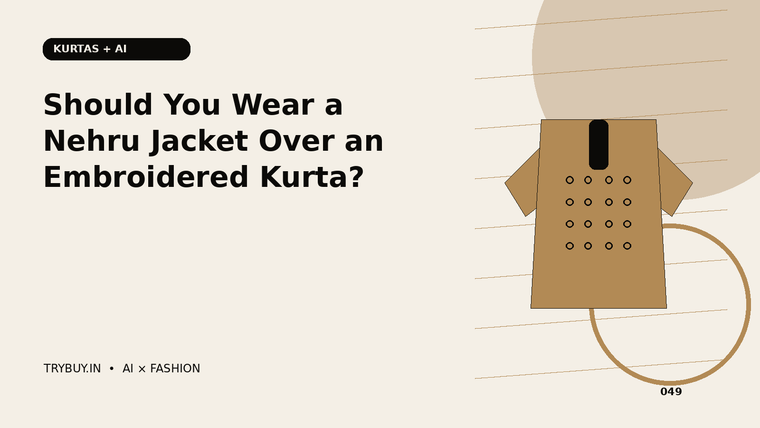 Should You Wear a Nehru Jacket Over an Embroidered Kurta?