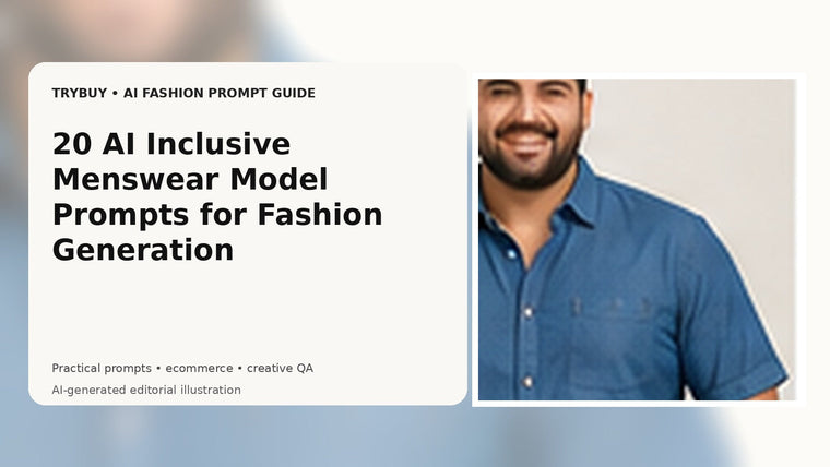 20 AI Inclusive Menswear Model Prompts for Fashion Generation