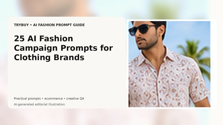 25 AI Fashion Campaign Prompts for Clothing Brands
