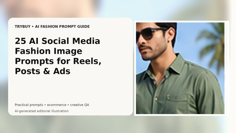 25 AI Social Media Fashion Image Prompts for Reels, Posts & Ads
