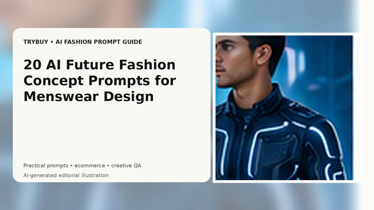 20 AI Future Fashion Concept Prompts for Menswear Design