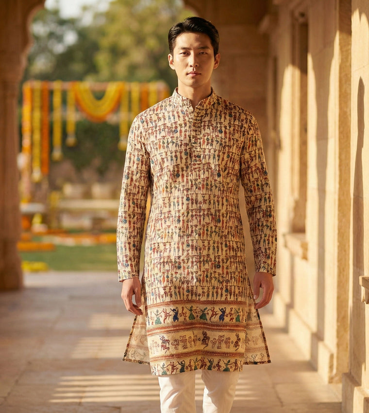 White Kurta for Men: Minimal Festive & Puja Outfit Guide