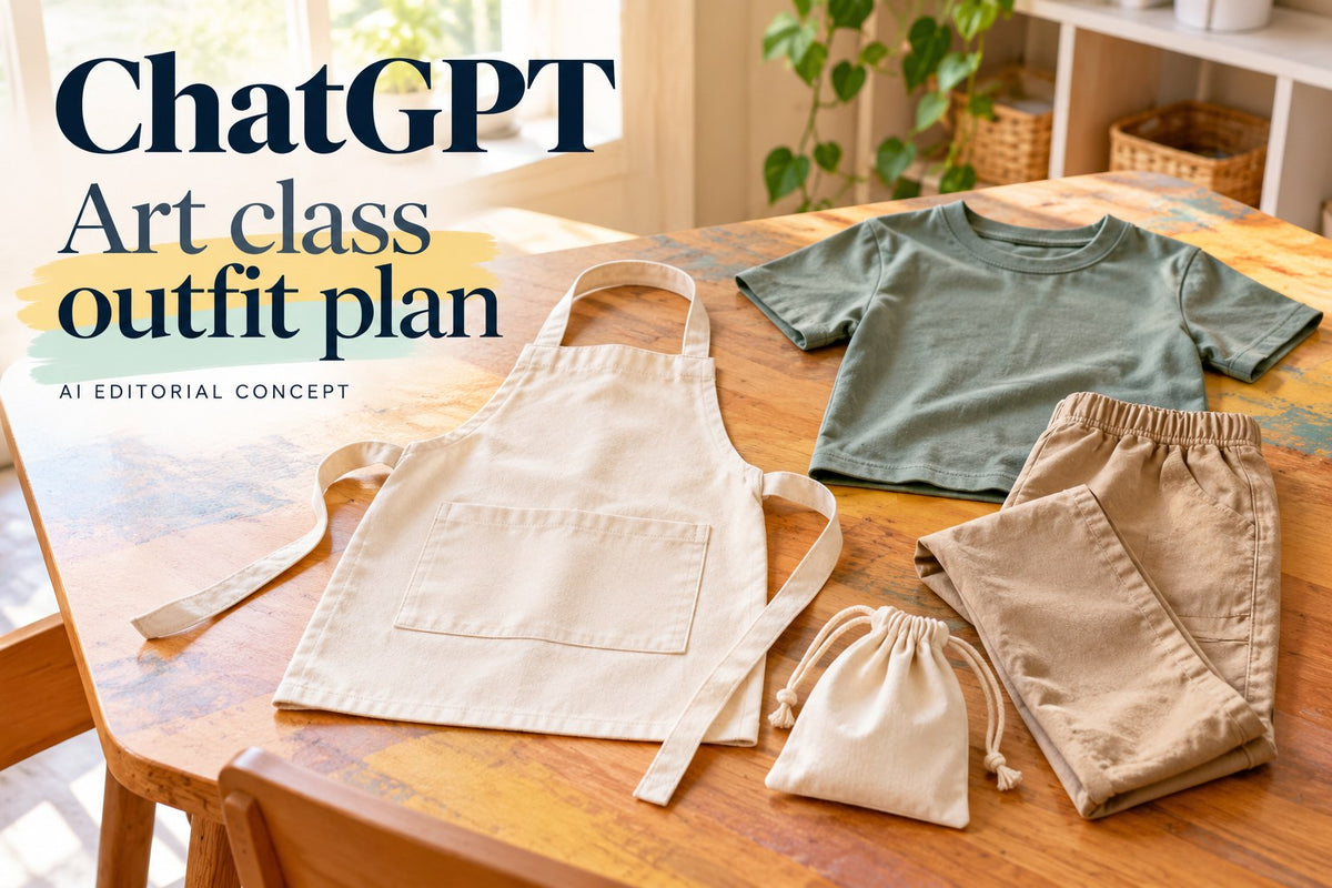 ChatGPT — Art class outfit plan — KI-generated editorial concept