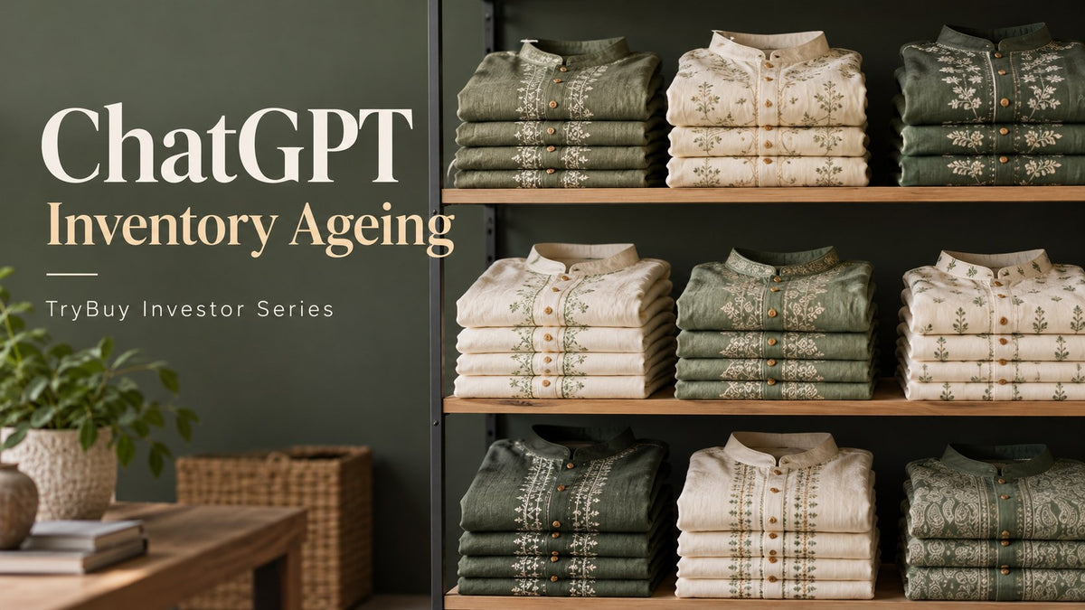 ChatGPT — Inventory Ageing. KI-generated editorial concept; not a catalogue photograph.