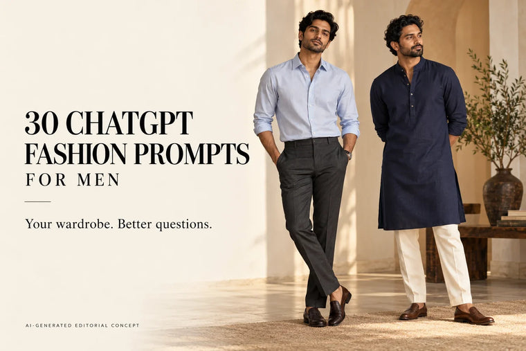 30 ChatGPT Fashion Prompts for Men: Office, Wedding, Casual & Luxury Looks