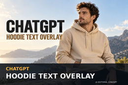 ChatGPT Hoodie Editorial Text-Overlay Prompts