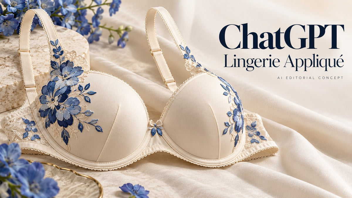 ChatGPT — Lingerie Appliqué; AI-generated garment-only editorial concept