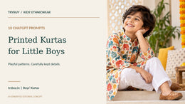 10 ChatGPT Prompts for Printed Kids’ Kurta Photos