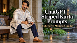 ChatGPT rayures kurta prompts: 8 Sheltered Monsoon Scenes